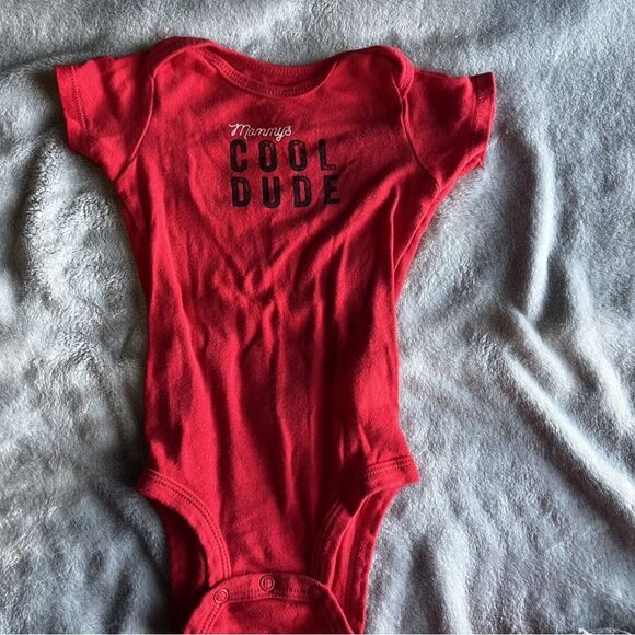 Carter's Baby Boy Cozy Outfit Bundle 9 Months Plaid Fleece Penguin Red Black - Picture 6 of 8